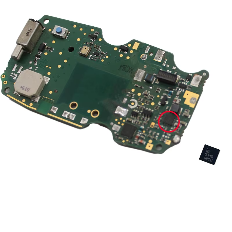 Garmin DC50 T5 TT10 TT15 substitui o chip RF5110, os colares não conseguem se comunicar com a alça