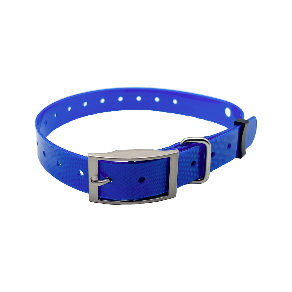 2Pcs Garmin DC40 Collar Strap Replacement Nylon Belt Orange Blue