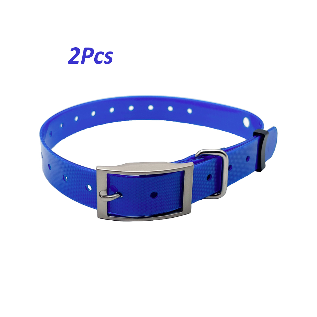 2Pcs Garmin DC40 Collar Strap Replacement Nylon Belt Orange Blue