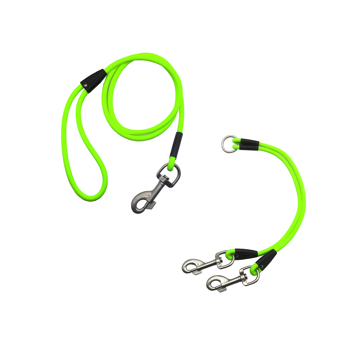 Double-Ended Traffic Leash - Heavy Duty No-Pull Dog Training Leash with Dual Bolt Snaps