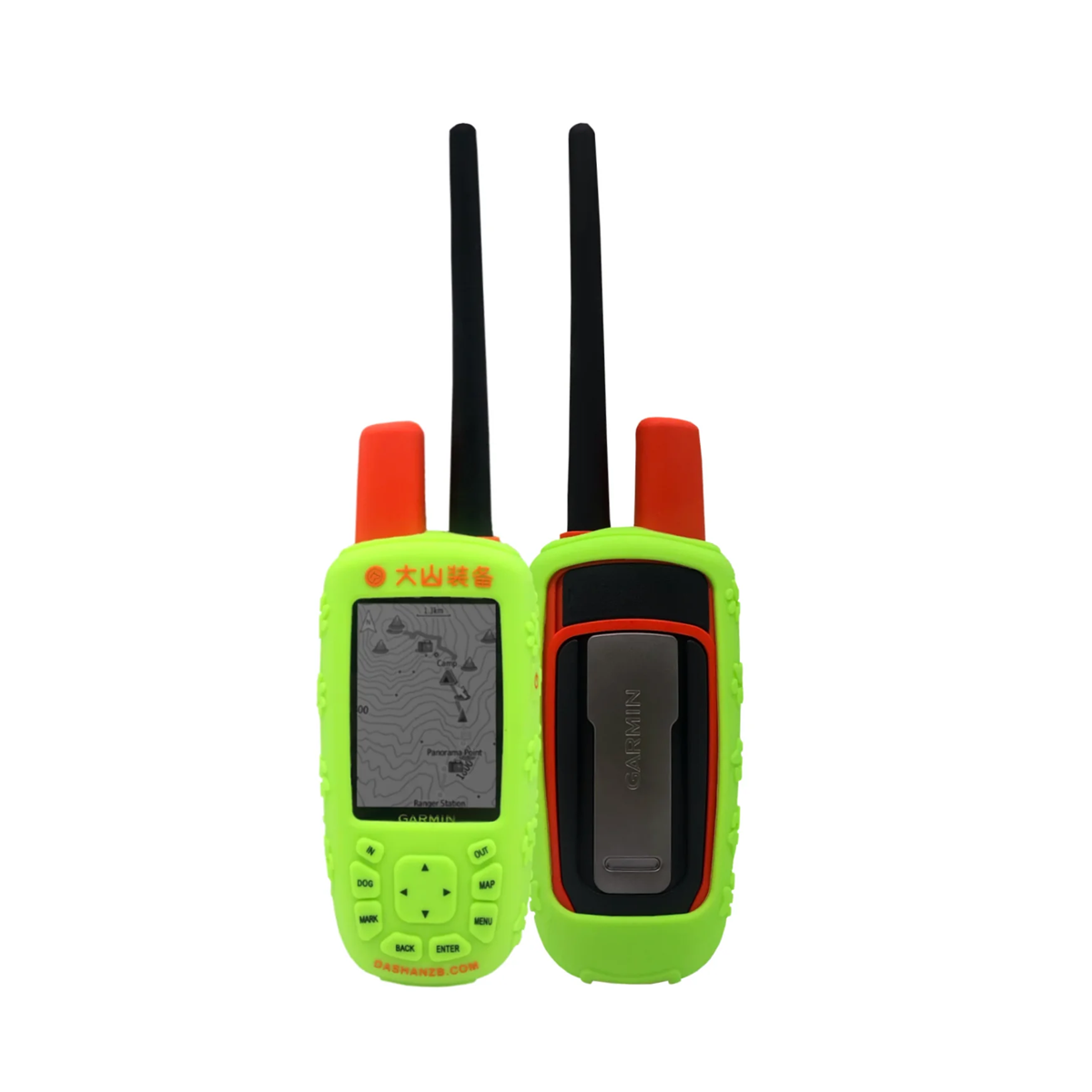 Garmin Astro 320/430 A50 保護シリコンゲルケース スクリーンプロテクターフィルム 耐久性の高いフレキシブルカバー