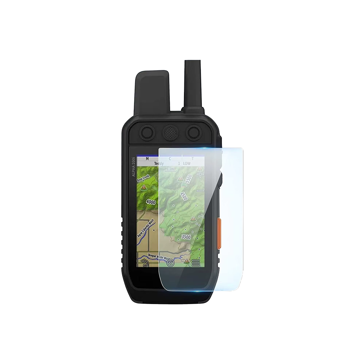 Garmin Alpha 200、Alpha 200i 保護シリコンゲルケース 保護フィルム 頑丈なフレキシブルカバー
