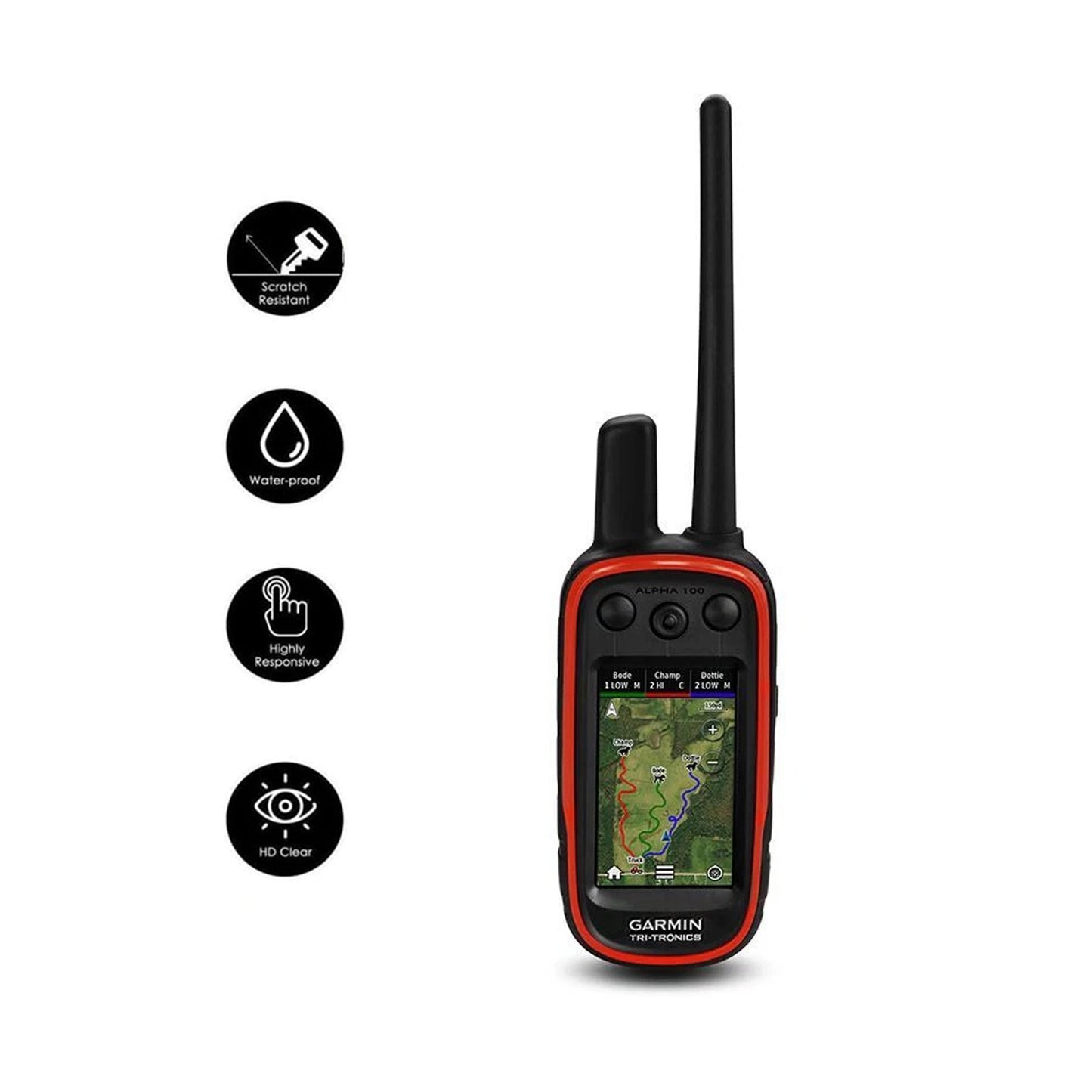 Premium Tempered Glass Screen Protector for Garmin Alpha 100