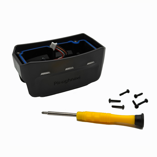Carcasa trasera Ploughnavi con 6 tornillos y destornillador para collares de seguimiento GPS para perros Garmin T5, TT10 y TT15