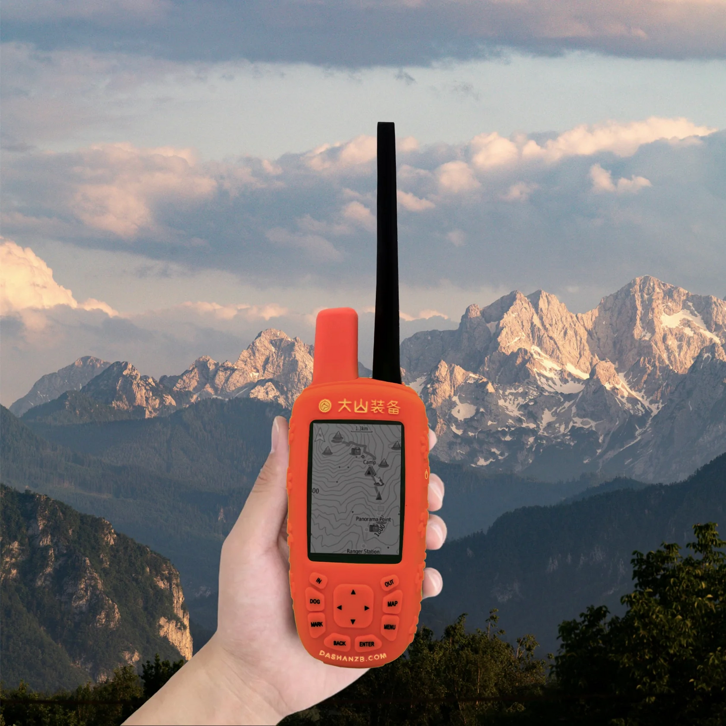 Étui de protection en gel de silicone Garmin Astro 320/430 A50 Film de protection d'écran Housse flexible robuste