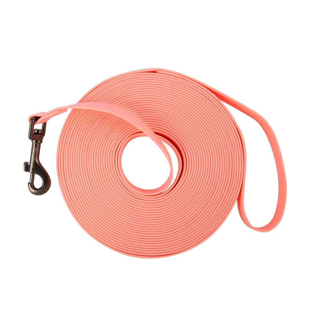 Correa de entrenamiento para perros larga de 2 cm de ancho, correa de poliéster para perros, impermeable y duradera