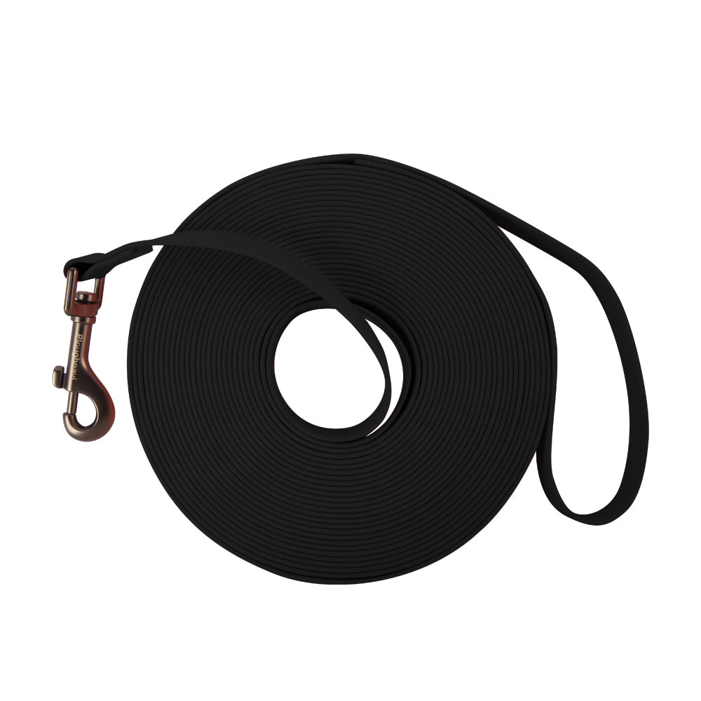 Correa de entrenamiento para perros larga de 2 cm de ancho, correa de poliéster para perros, impermeable y duradera