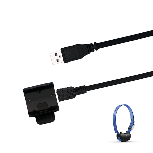Kit de cargador para collar de adiestramiento canino con GPS de la serie Delta de Garmin, cable de carga USB/clip/adaptador de enchufe, versión para EE. UU./UE