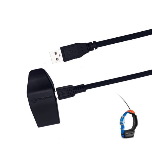 Kit de cargador para collar de adiestramiento GPS para perros Garmin T5 TT15 TT10, cable USB de carga/clip/adaptador de enchufe, versión para EE. UU./UE