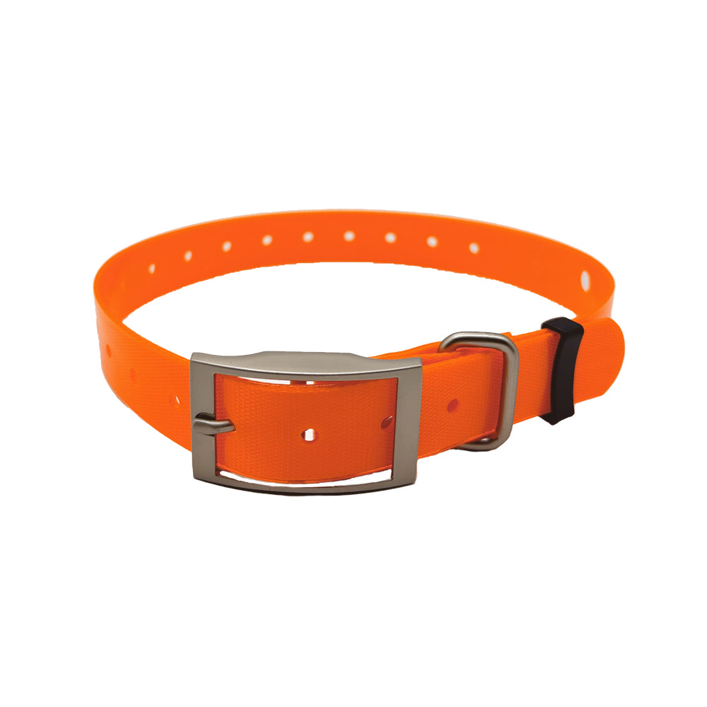 Garmin DC40 Collar Strap Replacement Nylon Belt Orange Blue