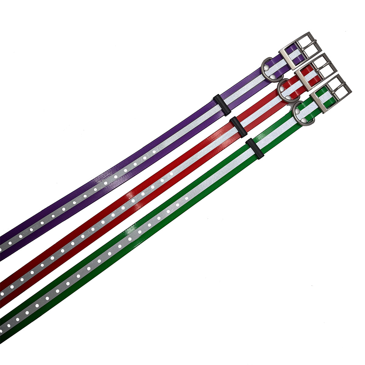 1" Reflective Collar Straps for Garmin DC50 TT10 TT15 T5 T20 TT25 GPS Collars