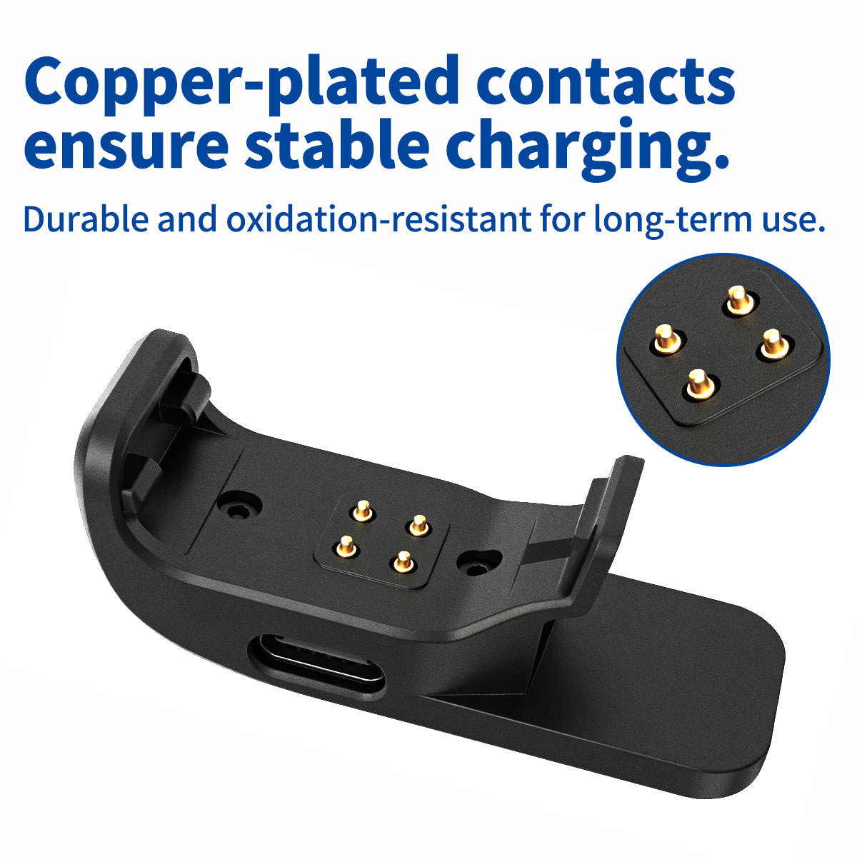 Clip de charge / Clip et câble USB-C / Chargeur pour colliers GPS pour chiens Garmin T20/TT25