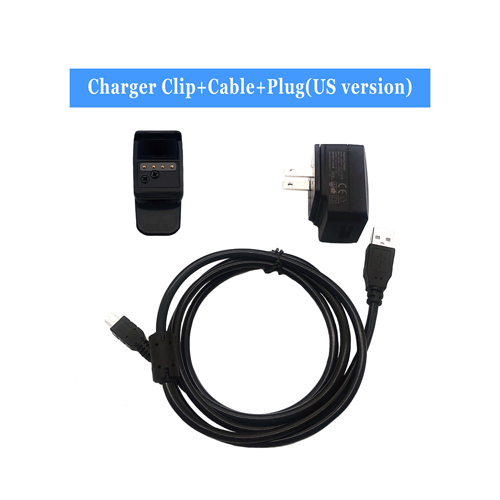 Kit de cargador para collar de adiestramiento canino con GPS Garmin T5 Mini, TT15 Mini, cable de carga USB/clip/adaptador de enchufe, versión para EE. UU./UE 