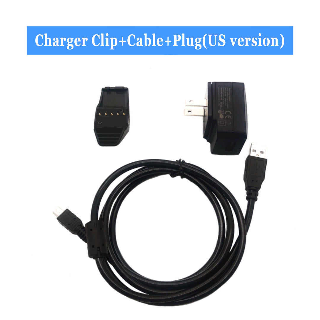 Kit de cargador para collar de adiestramiento GPS para perros Garmin T5 TT15 TT10, cable USB de carga/clip/adaptador de enchufe, versión para EE. UU./UE