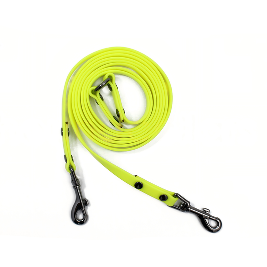 Double-Ended No-Pull Dog Leash - 2.15m Heavy Duty Anti-Pull Training Lead for Puppies & Dogs, Chew-Proof Outdoor Walking Leash with Bolt Snaps